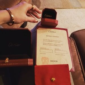 Cartier yellow gold ring